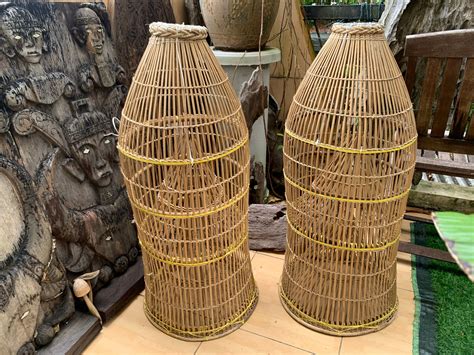 Buy Outdoor Fish Trap Large 910mm one Pair Bubu Lantai Lure Bait ...