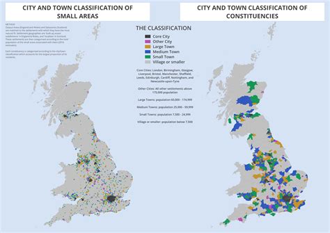City & Town Classification of Constituencies & Local Authorities - House of Commons Library