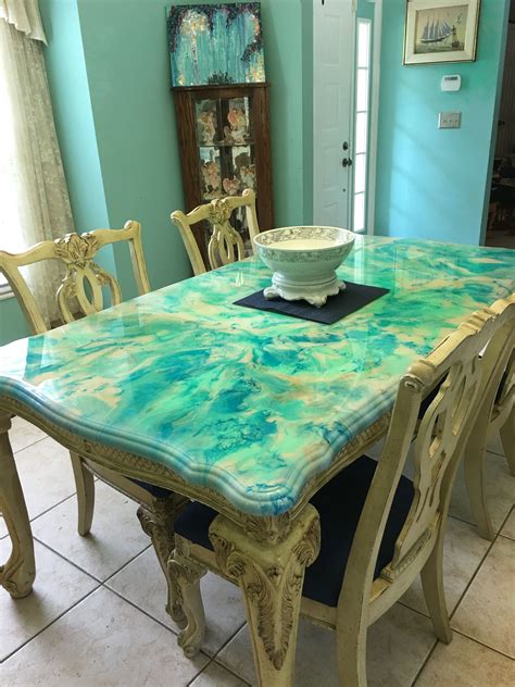 Diy Painted Dining Table