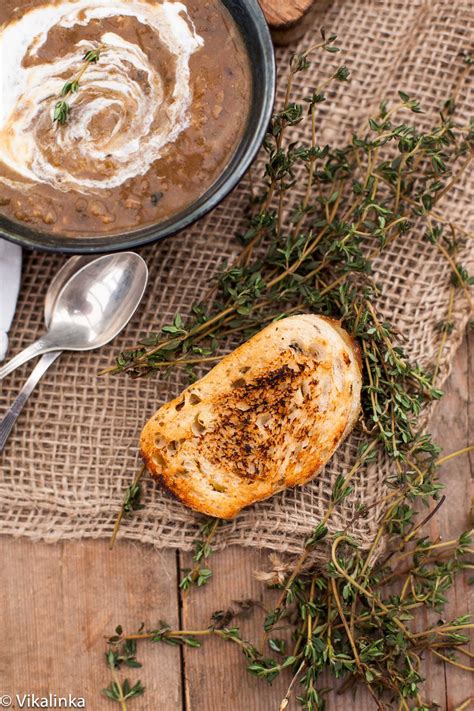 Chestnut Coquina Squash Soup with Porcini Mushrooms | VIKALINKA