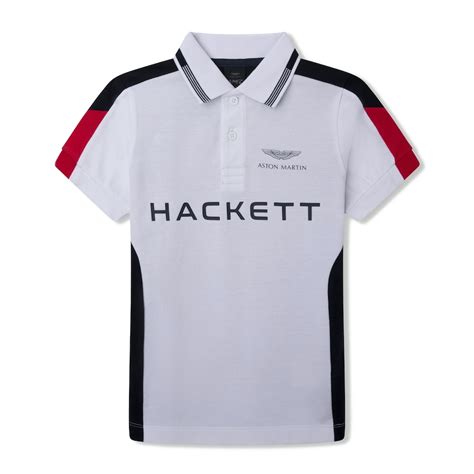 Buy Hackett London Boy White Side Colourblocked Panels Polo Online ...