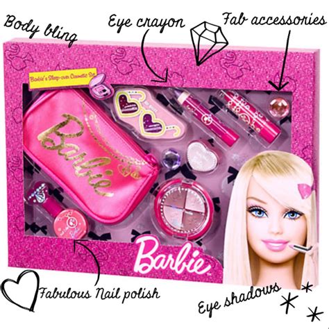 Image result for Barbie Doll Makeup Set Sticker Box