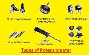 Image result for Potentiometer Types