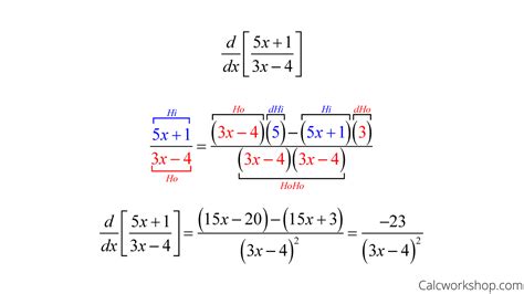 Image result for Differentiation Using Quotient Rule