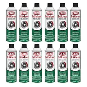 CRC (05084-12PK) Brakleen Non-Chlorinated Brake Parts Cleaner - 14 oz ...