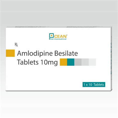 Amlodipine Besilate Tablets 10mg Ocean Pharmaceutical