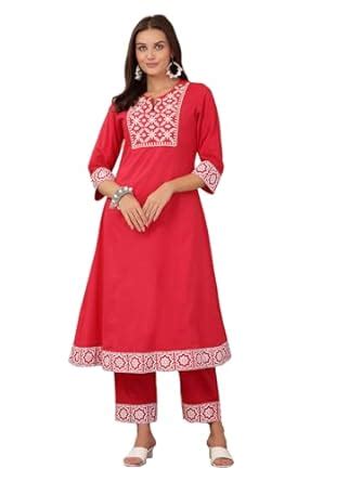 Buy Nayam By Lakshita Khadi Printed A-line Cotton Kurta & Palazzo Set ...