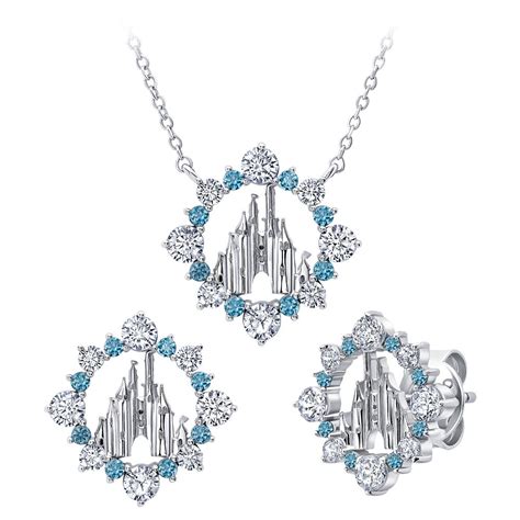 Fantasyland Castle Necklace and Earrings Set by CRISLU | Disney Store