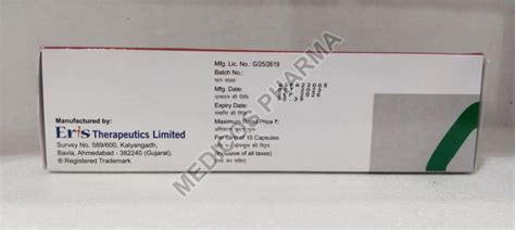 Spectra 10mg Capsules Exporter, Supplier from Mumbai
