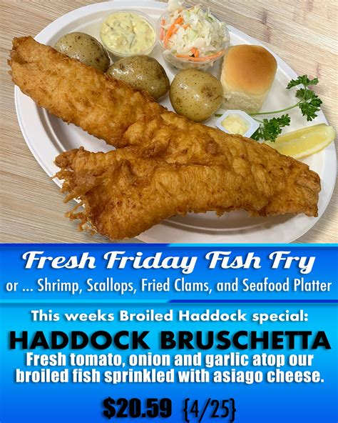 Charcoal Corral & Silver Lake | Seafood Friday ... Try our FRESH FRIDAY ...