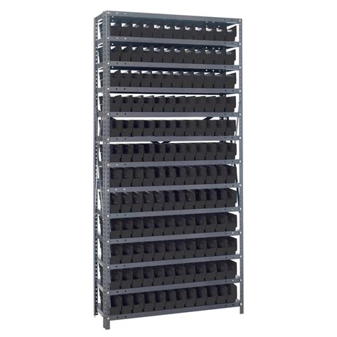 Quantum Storage 1239-102 Shelf Bin Organizer - 12" x 36" x 39" with 7 ...
