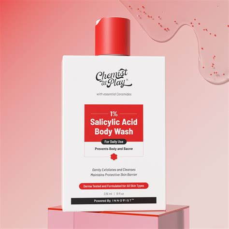 Salicylic Acid Body Wash for Acne & Exfoliation - Chemist At Play ...