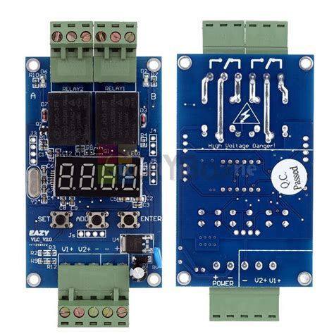 12V Dual Programmable Relay Control Cycle Delay | Ubuy India