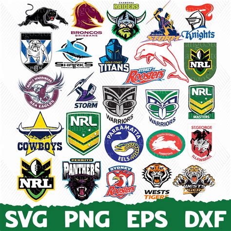 NRL Teams Bundle Svg, NRL Logo Svg, NRL Bundle svg, Craft SV | Inspire ...