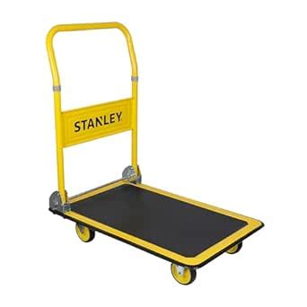 STANLEY SXWT-PC527 Steel Folding Platform Truck, 150kg Load Capacity, 4 ...