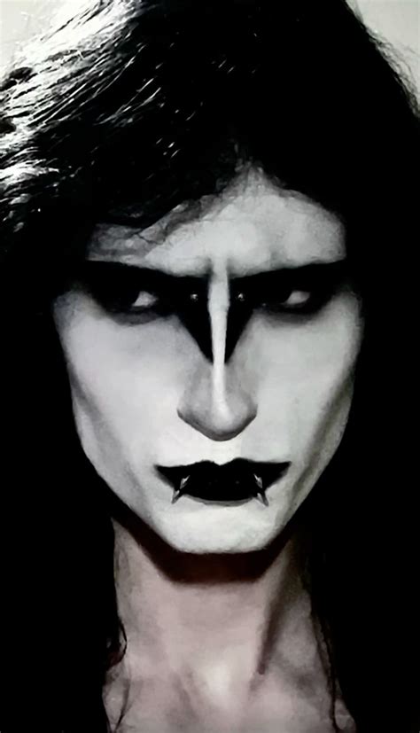 Men’s gothic makeup in 2025 | Male makeup, Goth makeup, Goth guys