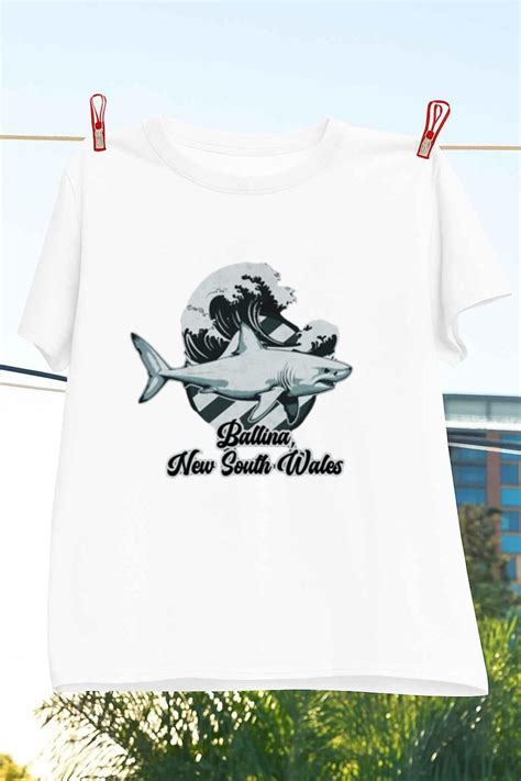Ballina Surf New South Wales Retro Graphic Unisex T-Shirt Vintage Beach Outfit up to 5XL ...