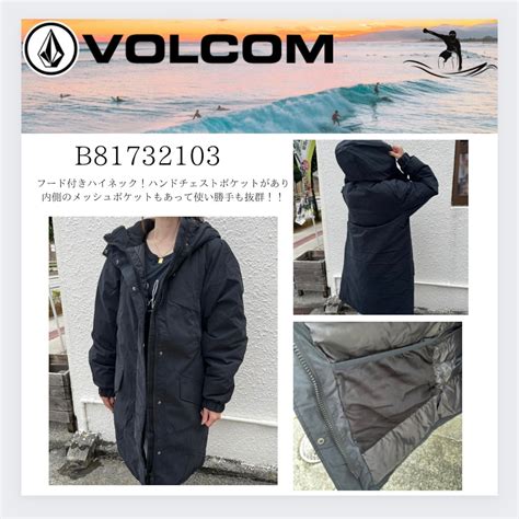 B81732103 レディース SLEEPI PUFF PARKA - BLACK VOLCOM レディースジャケット ボルコム ...