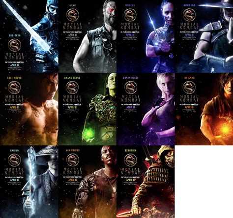 Character Posters for the new Mortal Kombat movie : r/TwoBestFriendsPlay
