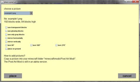 Lutronic's Pixel Art Mod [convert picture into minecraft structures ...
