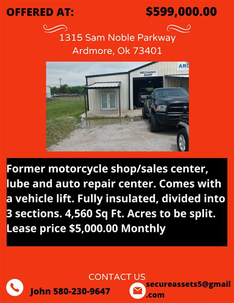1315 Sam Noble parkway Ardmore, OK 73401 - Ardmore Development Authority