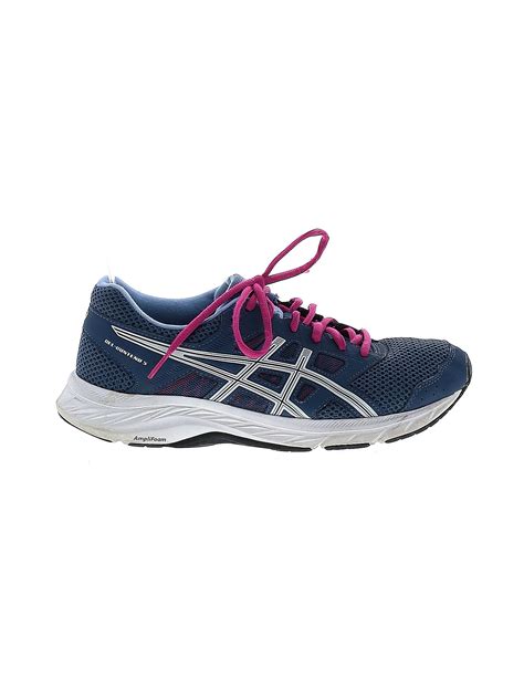 Asics Color Block Navy Blue Sneakers Size 8 1/2 - 57% off | thredUP