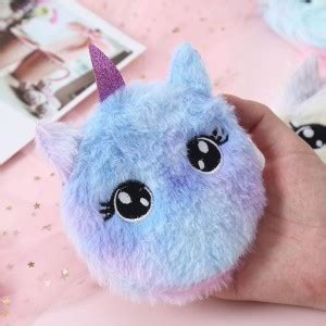 Flipkart.com | HighBoy NEW ARRIVAL Cute Unicorn Coin Purse Cat Fur ...