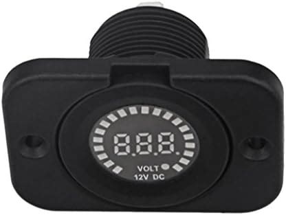 LOOM TREE® Dc 12V Led Digital Panel Voltmeter Volt Meter Gauge For Car ...