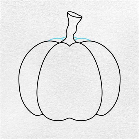 How to Draw a Halloween Pumpkin - HelloArtsy