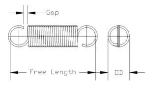 Image result for Extension Spring Design