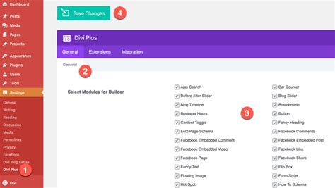 Enable Global Setting Module Divi Builder 的图像结果