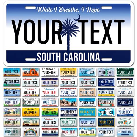 South Carolina Dmv Specialty Plates Share The Road License Plate