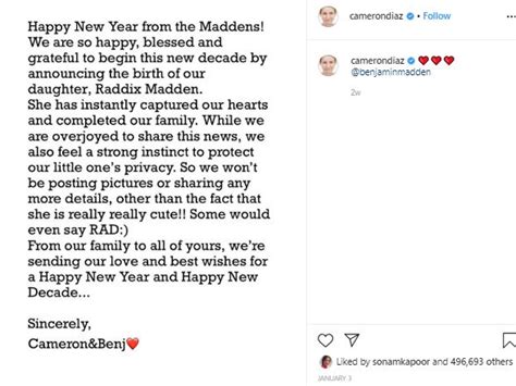 Cameron Diaz's daughter Raddix has sweet 'Drew Barrymore' connection