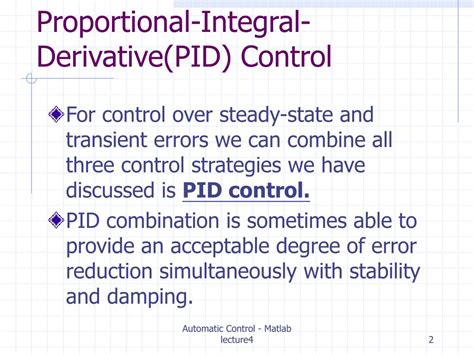 Engineering Projects On MATLAB Using PID 的图像结果