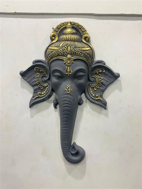 Buy Lord Ganesha Face 3D Wall Art Online - Artociti