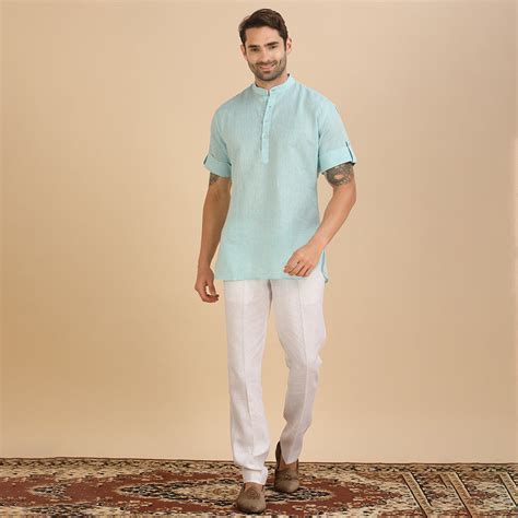 Elegance Skyline Light Blue Short Kurta – Suvidha Fashion