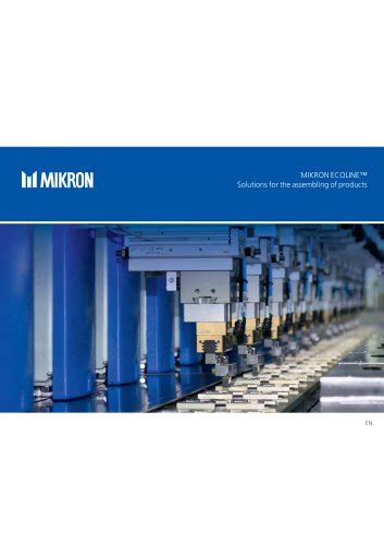 Mikron Company - Mikron Group - PDF Catalogs | Technical Documentation ...