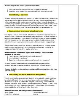 Image result for Hyperbole Lesson Plan