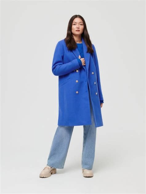 Double breasted coat Color hyacinth - SINSAY - 9797A-54X