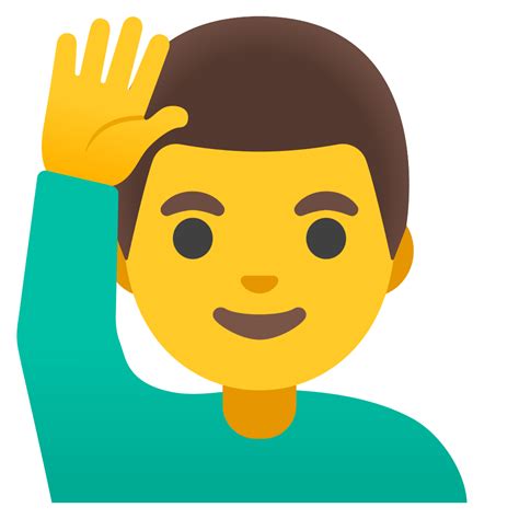 🙋‍♂️ Man Raising Hand Emoji: Meaning & Usage