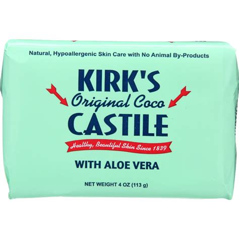 Kirks Natural Products Castile Soap, Aloe, 4 Oz - Walmart.com