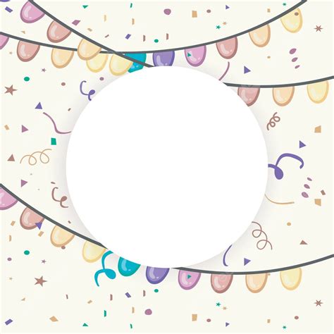 Abstract Carnival Background With Colorful Confetti Holiday Background ...