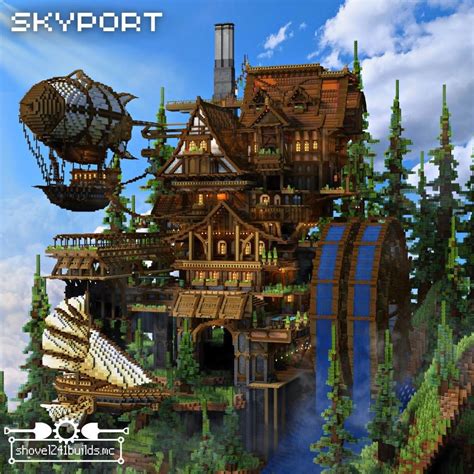 Steampunk Minecraft Builds Tutorial 的图像结果