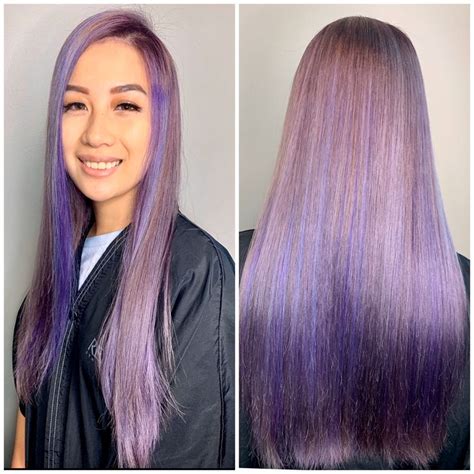 Violet & Indigo Fashion Haircolor | Long hair styles, Hair styles, Hair ...