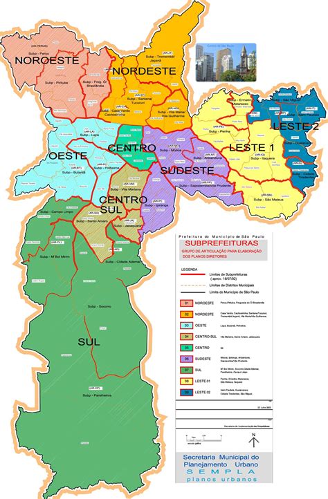 Map of Sao Paulo brazil neighborhoods - Sao Paulo brazil neighborhoods ...