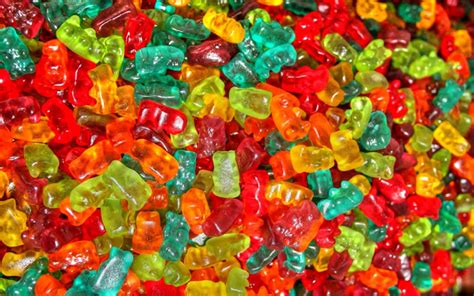 Download Gummy Bear Candy Aesthetic Wallpaper | Wallpapers.com