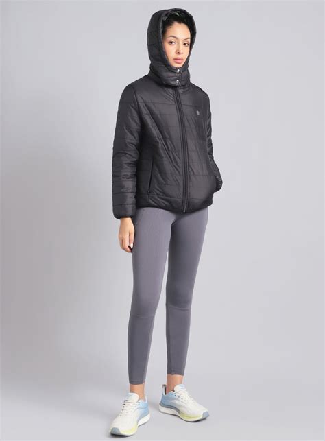 Buy Women's Black Puffer Jacket Online in India | Cult Store