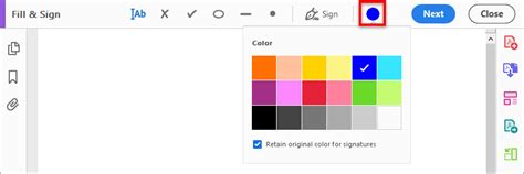 Image result for How to Fill Color On PDF Fill and Sign