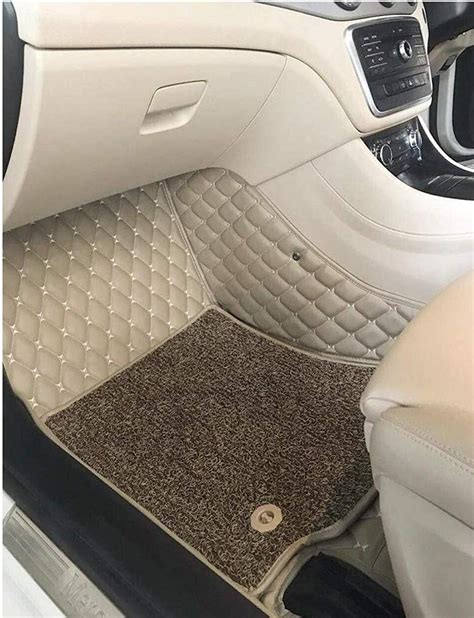 Kvd Extreme Leather Luxury 7D Car Floor Mat For Hyundai Alcazar 7 Seat ...