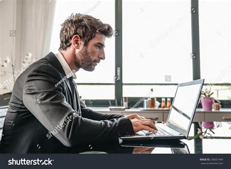 Man at Computer Desk 的图像结果
